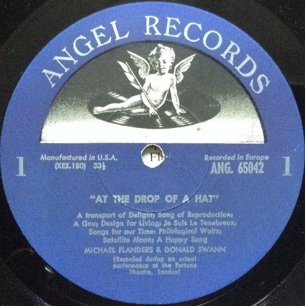 Michael Flanders & Donald Swann – At the Drop of a Hat (Comedy / Musical Theatre / Satirical Songs, Vinyl LP) ANG‑65042