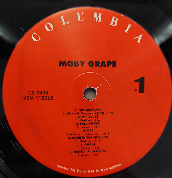 Moby Grape – Moby Grape-Psychedelic Rock, Folk Rock ( Reissue Vinyl) Absolutely Mint