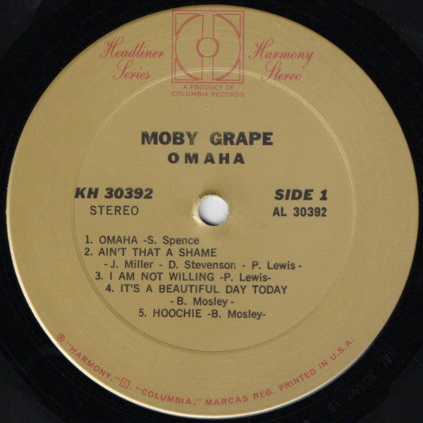Moby Grape – Omaha - 1973-Acid Rock (vinyl)