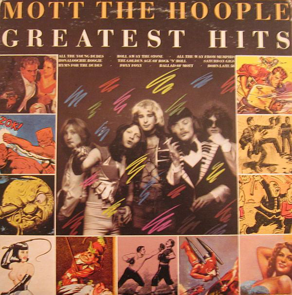 Mott The Hoople – Greatest Hits-1976-Rock & Roll, Glam (vinyl) Mint