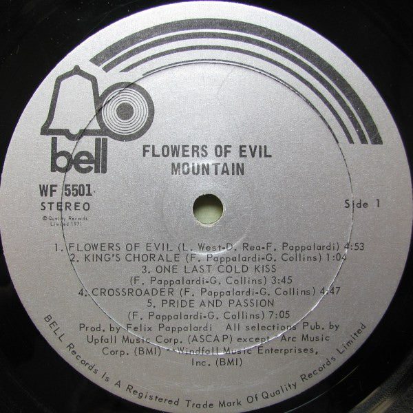 Mountain – Flowers Of Evil - 1971-Rock Style: Classic Rock (vinyl)