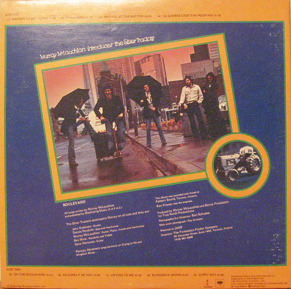 Murray McLauchlan – Boulevard -1976-Folk Rock, Classic Rock ( Clearance Vinyl) Overstocked