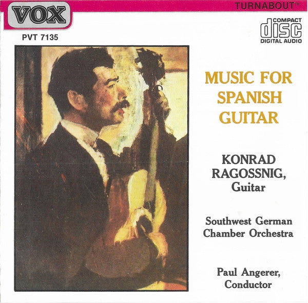 Konrad Ragossnig, Südwestdeutsches Kammerorchester, Paul Angerer - Music For Spanish Guitar cover
