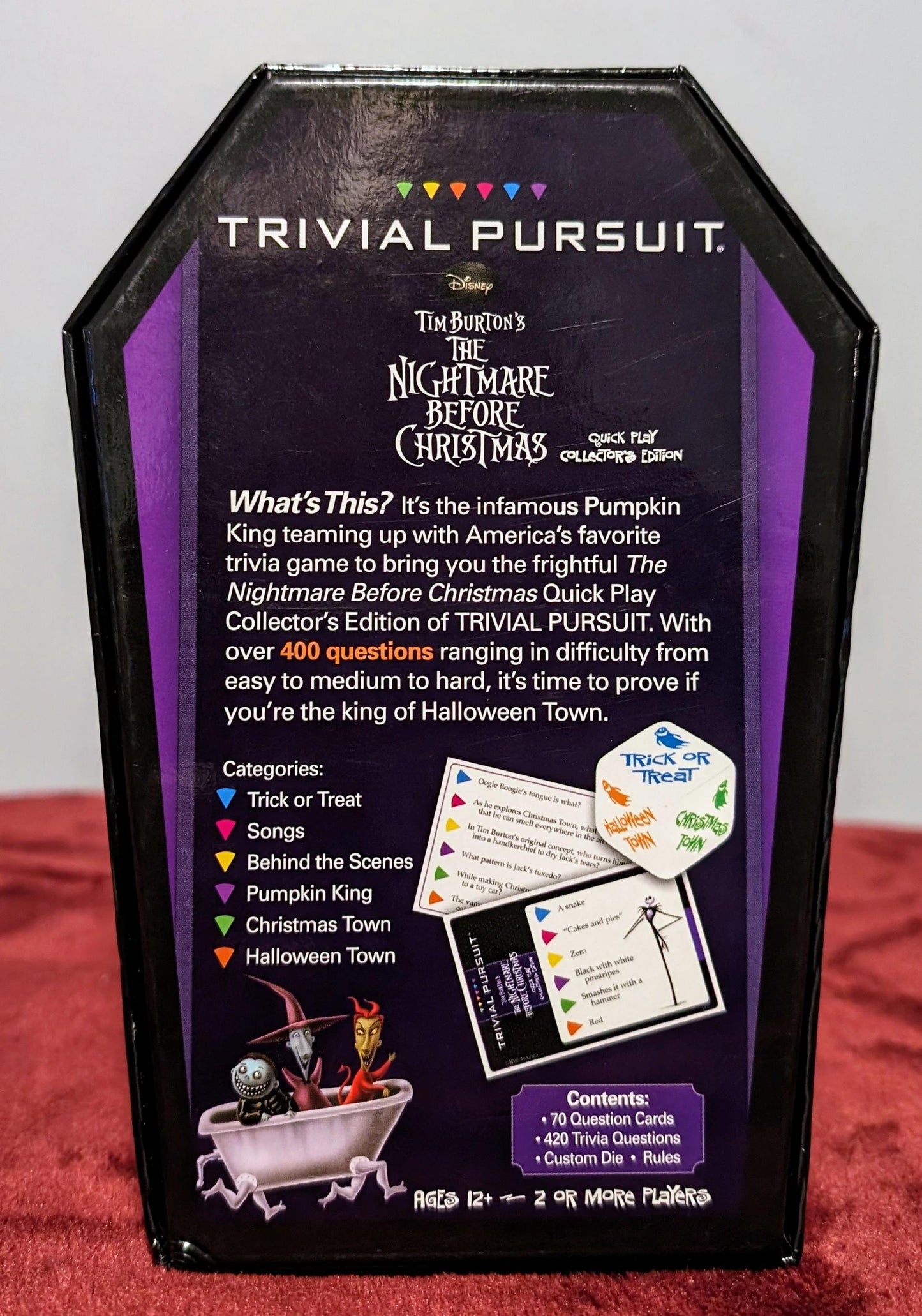 Nightmare Before Christmas Trivial Pursuit Collector's Edition USAopoly (NIB)