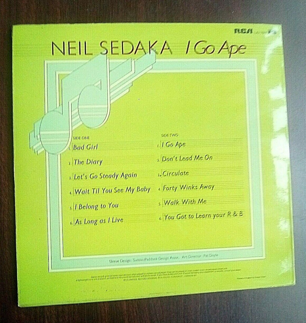 NEIL SEDAKA I GO APE - POP -(UK IMPORT VINYL)