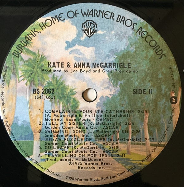 Kate & Anna McGarrigle Kate & Anna McGarrigle 1975 Folk Rock (vinyl) Mint