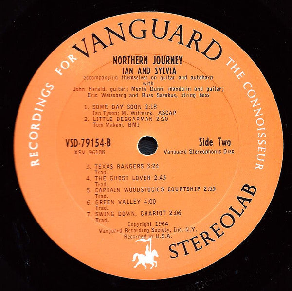 Ian & Sylvia – Northern Journey – 1965 – Folk (vinyl lp)