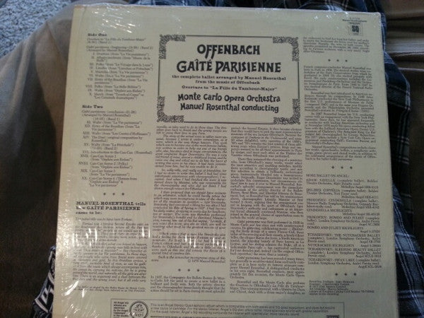 Offenbach The Monte Carlo Opera Orchestra Manuel Rosenthal – Gaite Parisienne - 1977-Classical Style: Romantic (Vinyl) NMint