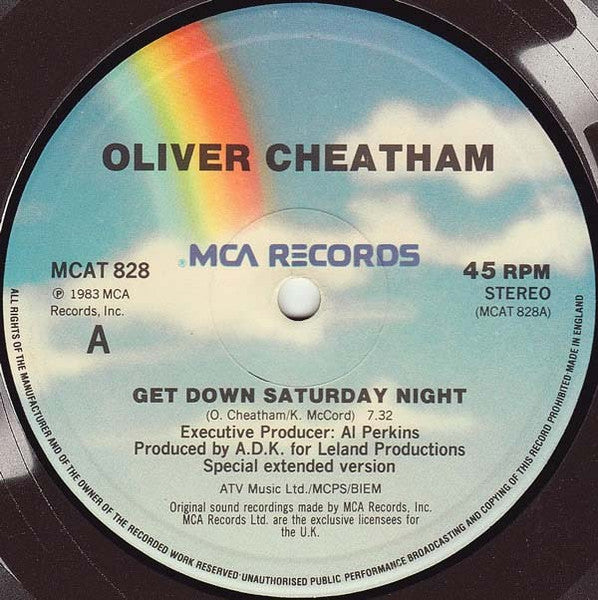 Oliver Cheatham – Get Down Saturday Night – 1983 – Funk / Boogie (vinyl)