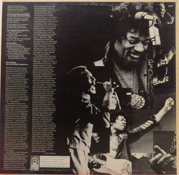 Otis Redding / The Jimi Hendrix Experience – Historic Performances Recorded At The Monterey International Pop Festival -1970 (vinyl)