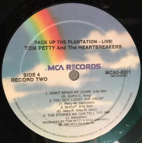 Tom Petty And The Heartbreakers – Pack Up The Plantation - Live 1985- 2 lps (vinyl)