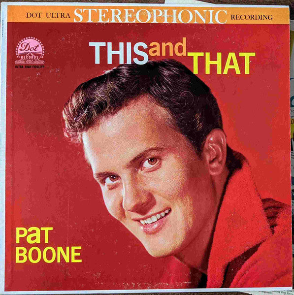 Pat Boone – This And That - 1960 Pop Vocal - (vinyl) Rare in great Condition