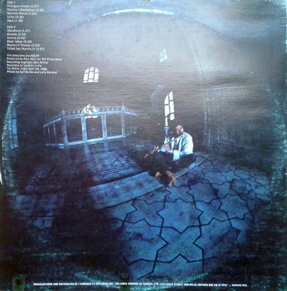 Paul Horn – Inside - 1968-Free Jazz, Avantgarde (Vinyl) NM Re issue