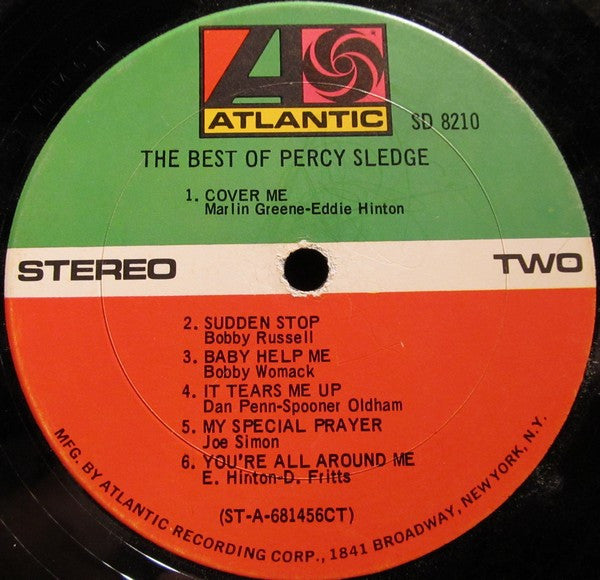 Percy Sledge – The Best Of Percy Sledge -1969- Funk / Soul (vinyl)