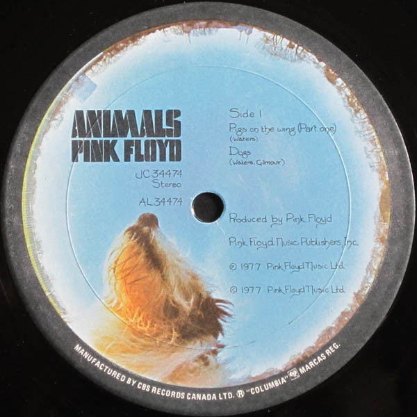 Pink Floyd – Animals -1977- Prog Rock ( Clearance Vinyl ) some marks on vinyl / cover