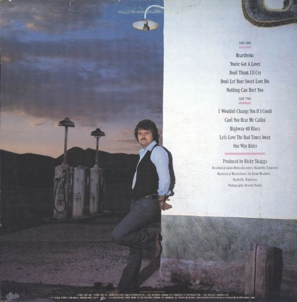 Ricky Skaggs – Highways & Heartaches - 1982- Folk, World, & Country (Vinyl NMint