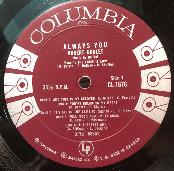 Robert Goulet – Always You (Vocal / Easy Listening, Vinyl LP)