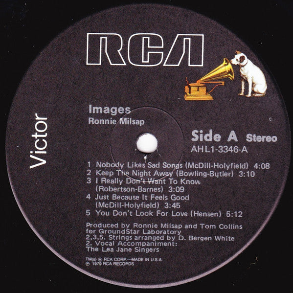 Ronnie Milsap Images - 1979-Rock Style: Soft Rock (Vinyl) Mint