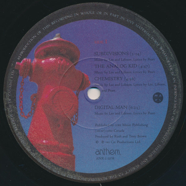 Rush – Signals -1982 - Hard Rock, Prog Rock (vinyl) a great copy