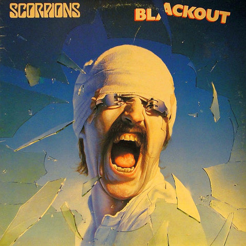 Scorpions ‎– Blackout -1982- Hard Rock (vinyl) slight corner wear / perfect vinyl