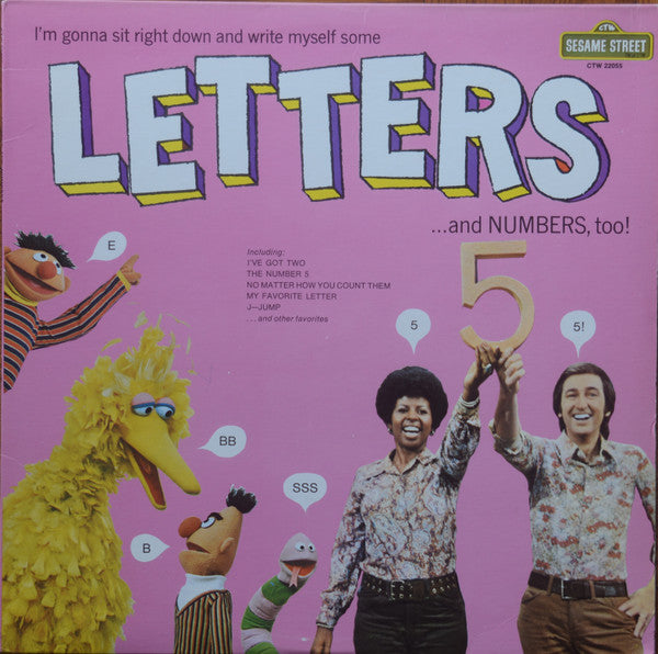 Sesame Street – Letters And Numbers 1974- Children's Style: Educational ( Clearance Vinyl)