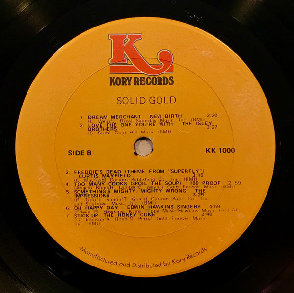 Solid Gold -1976- Funk / Soul (Vinyl) Curtis Mayfield, Gladys Knight & The Pips,The Isley Brothers