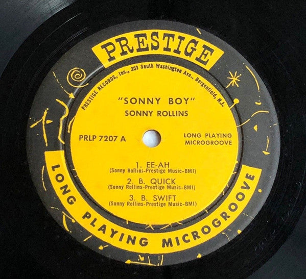 Sonny Rollins – Sonny Boy 1961 Genre: Jazz Style: Bop, Hard Bop ( Rare Mono Vinyl )