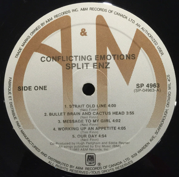 Split Enz Conflicting Emotions 1983-Alternative Rock, New Wave (Vinyl) mint