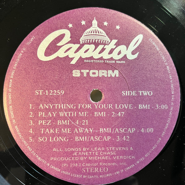 Storm – Storm - 1983-Classic Rock (Vinyl) Near Mint