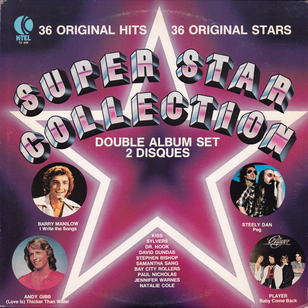 Super Star Collection - 2lps- 1978- Rock, Funk / Soul, Pop Style: Country Rock, Pop Rock, Synth-pop ( Clearance - NO COVER )