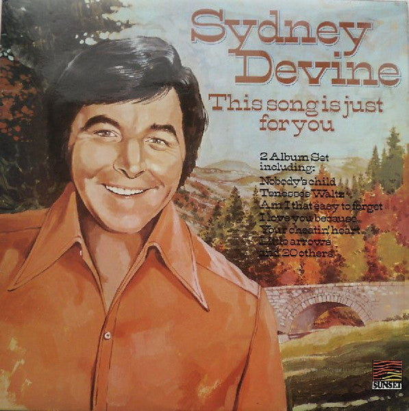 Sydney Devine – This Song Is Just For You 2 lps- 1976-Folk, World, & Country Style: Country, Vocal (Vinyl) UK Import