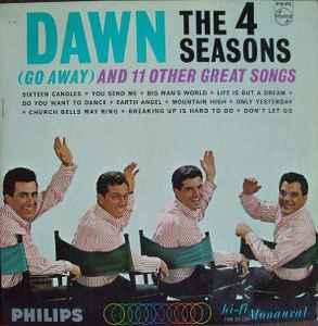 The 4 Seasons Dawn (Go Away) And 11 Other Great Songs - 1964 Pop Vocal ( Clearance Vinyl)