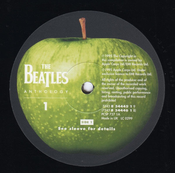 The Beatles – Anthology 1 - 3 lp set - 1995-Rock & Roll, Pop Rock, Beat (Mint Vinyl)