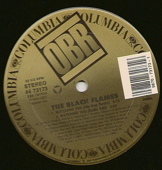 The Black Flames – Watching You - 1990-RnB/Swing, New Jack Swing / Vinyl, 12", 33 ⅓ RPM