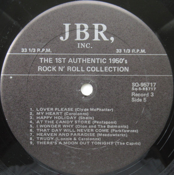 The First Authentic 1950's Rock & Roll Collection - 4 album set - 1974-Rock & Roll, Doo Wop (Vinyl)