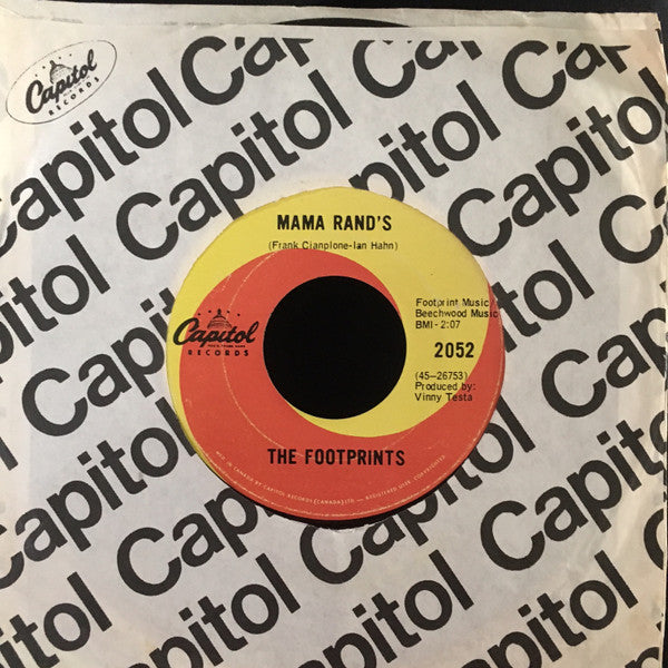 The Footprints – Never Say Die - 1967-Garage Rock (45 single)