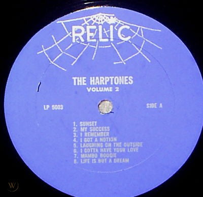 The Harptones Featuring Willie Winfield – The Harptones Volume 2 - Rock Style: Doo Wop (Rare Vinyl)