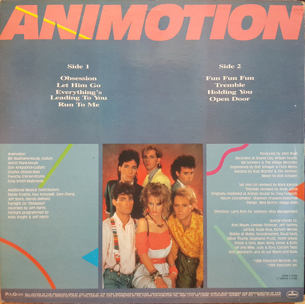 ANIMOTION – Animotion 1984, Synth-Pop / New Wave (vinyl)