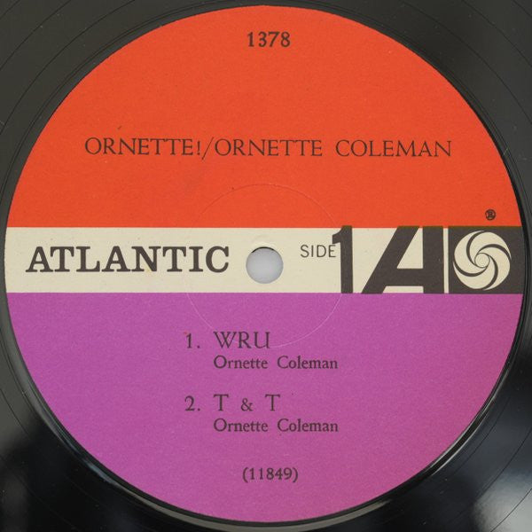 The Ornette Coleman Quartet – Ornette! 1962-Jazz Style: Free Jazz (Rare Vinyl) Near Mint