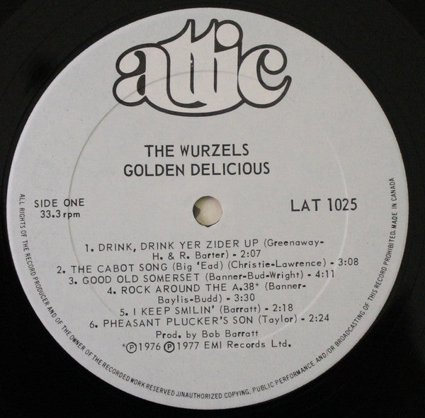 The Wurzels – Golden Delicious - 1977-Folk, World, & Country (Vinyl)