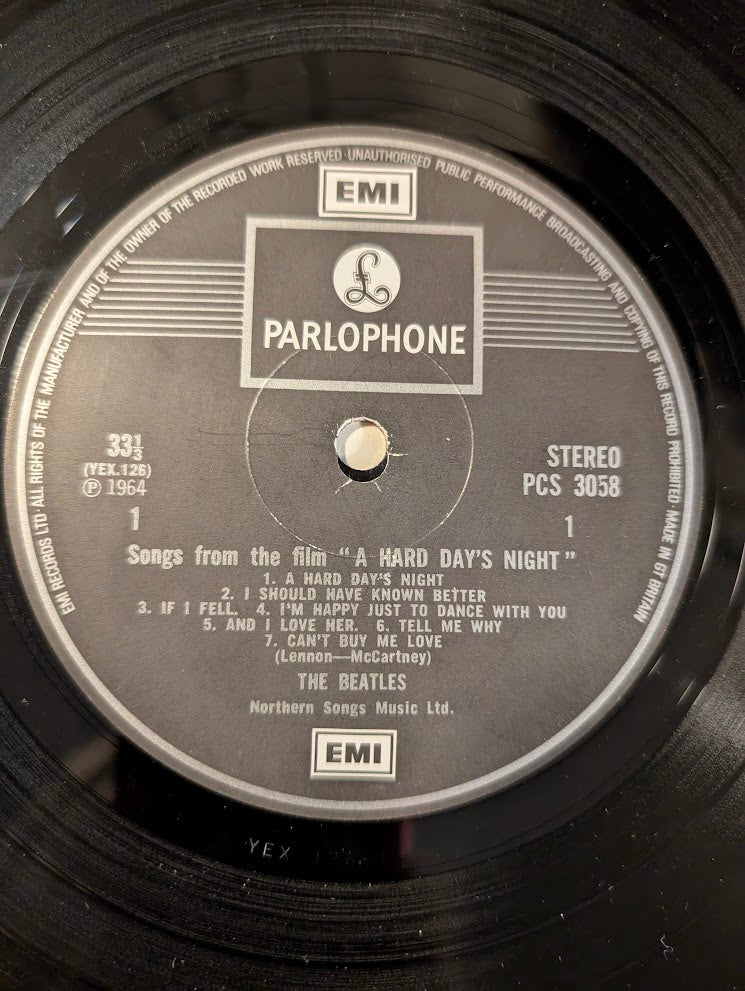 The Beatles – A Hard Day's Night Soundtrack, Beat, Rock & Roll Year (vinyl) UK Import