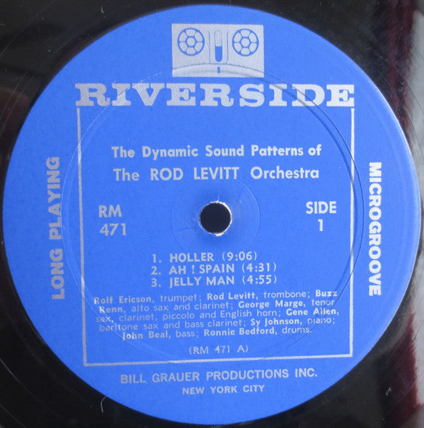 The Rod Levitt Orchestra – The Dynamic Sound Patterns Of The Rod Levitt Orchestr 196544 Jazz (Vinyl)a