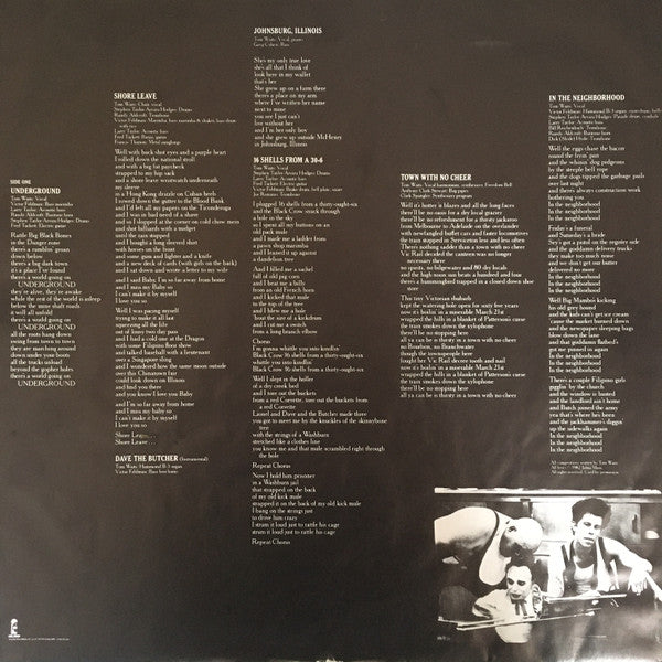 Tom Waits – Swordfishtrombones 1983-Rock Style: Blues Rock, Avantgarde, Acoustic ( Germany Import Vinyl )