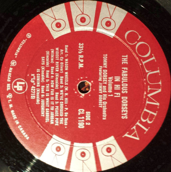 Tommy Dorsey And His Orchestra Featuring Jimmy Dorsey – The Fabulous Dorseys In Hi-Fi Volume I- 1958 Jazz Big Band (vinyl)