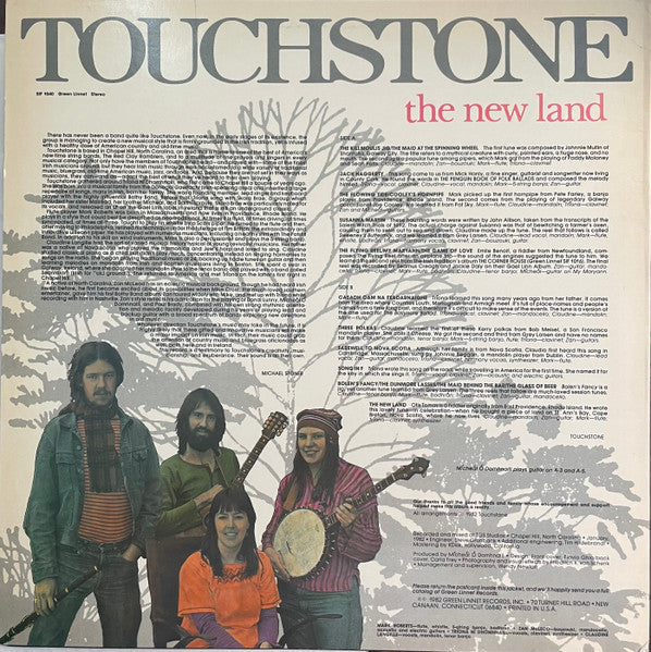 Touchstone The New Land - Folk, Celtic, Bluegrass - 1982 - (vinyl)