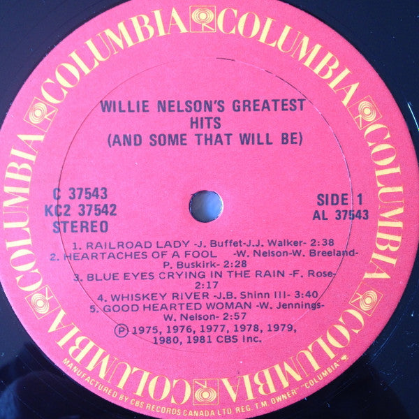 Willie Nelson Greatest Hits (& Some That Will Be) 2lps - 1981-Folk, World, & Country Style: Country (Vinyl)