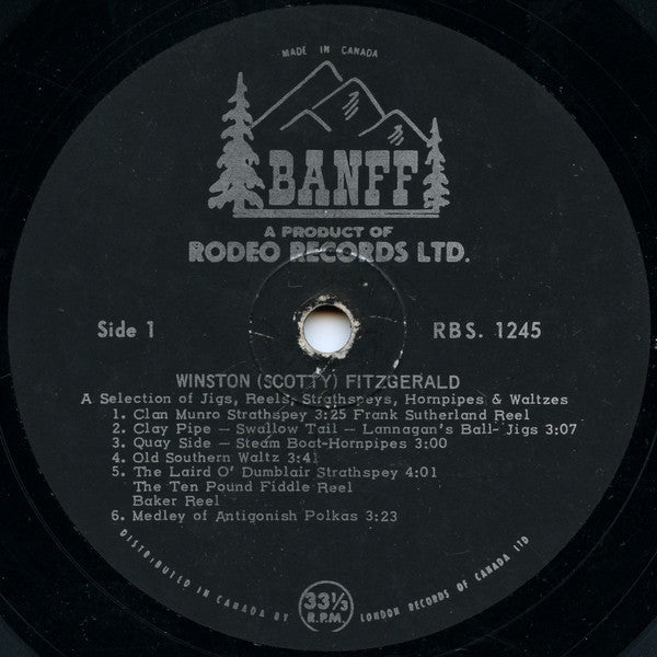 Winston Fitzgerald – Winston (Scotty) Fitzgerald - 196?- Folk, World, & Country, Maritime, Celtic (rare vinyl)