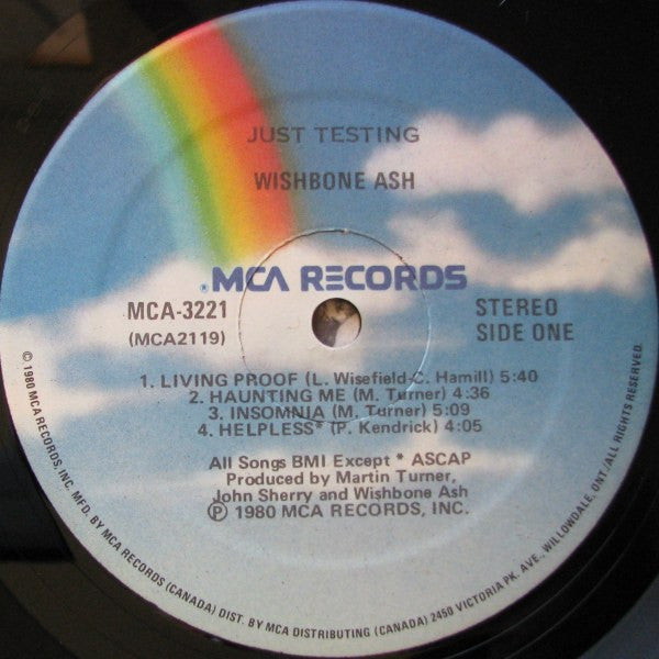 Wishbone Ash – Just Testing 1980 Rock (Vinyl)