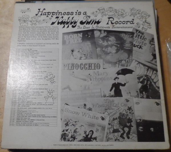 Happy Time Chorus & Orchestra – Chitty Chitty Bang Band And Other Kiddie Favorites - 1969-Pop, Children's (vinyl)