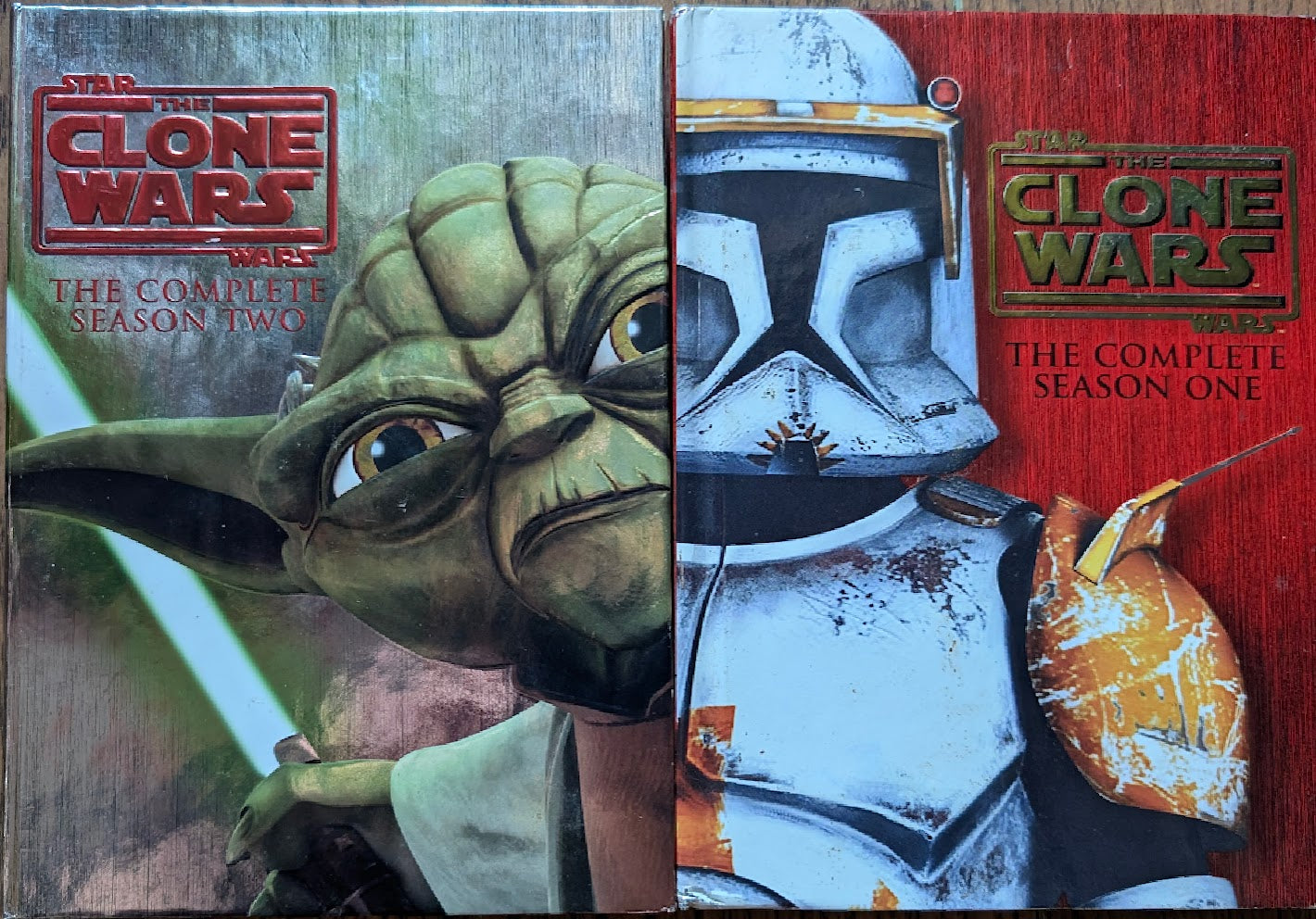 Clone wars - season 1 & 2 Dvd Sets - 8 discs Used Dvd Sets